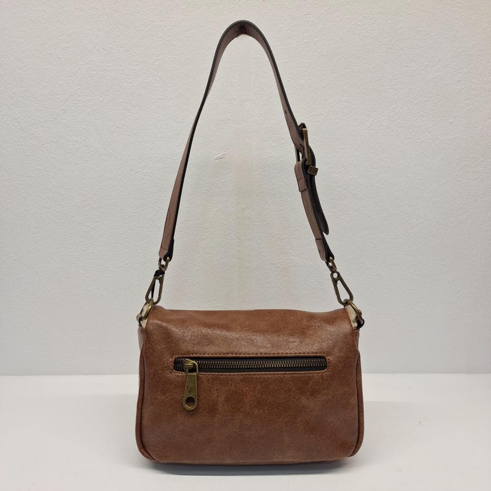 Bolso bandolera con tapa ribete borreguito Pepe Moll 252242 Elvira trasera