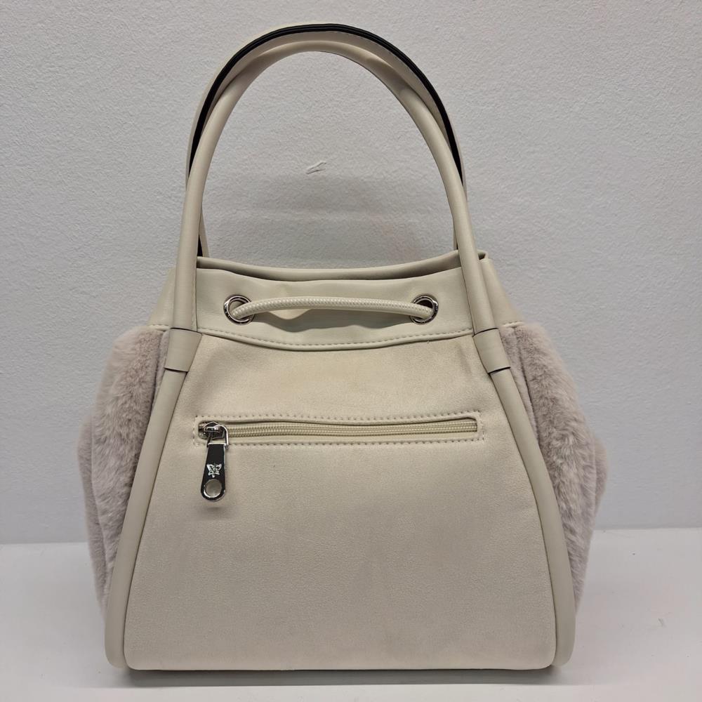 Bolso bombonera pelito Pepe Moll 252402 Mayca hielo trasera