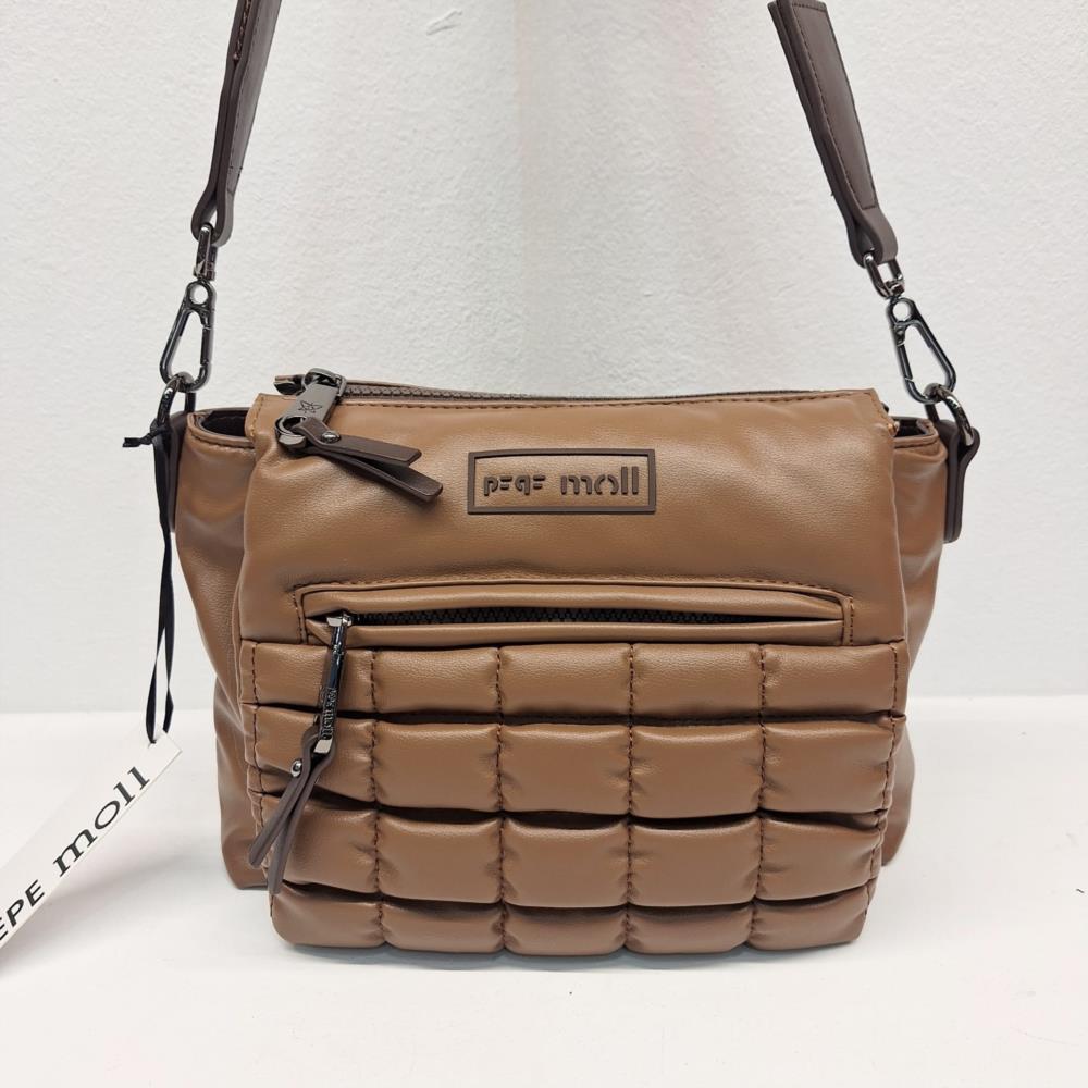 Bolso bandolera acolchado cuadros Pepe Moll 252122 Victoria