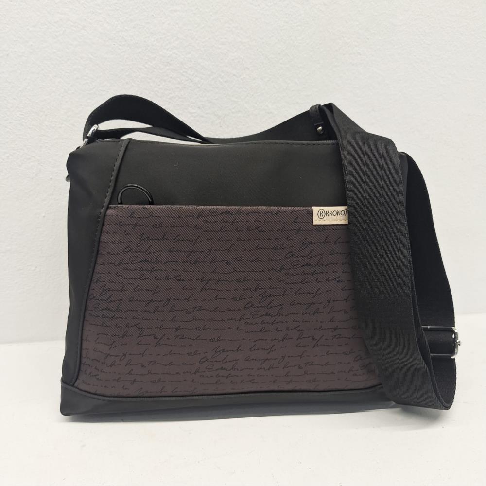 Bolso bandolera nylon multicremalleras tricolor