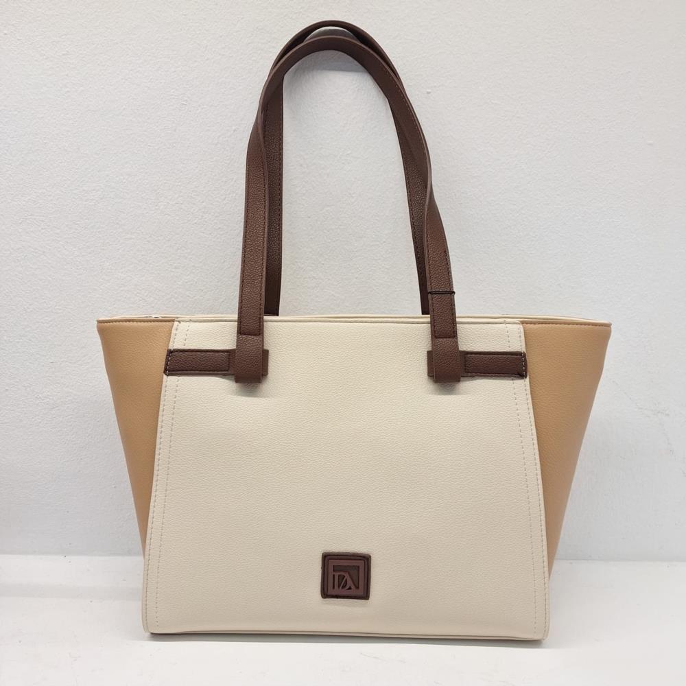 Bolso tote cubo tricolor Don Algodón 7808016 