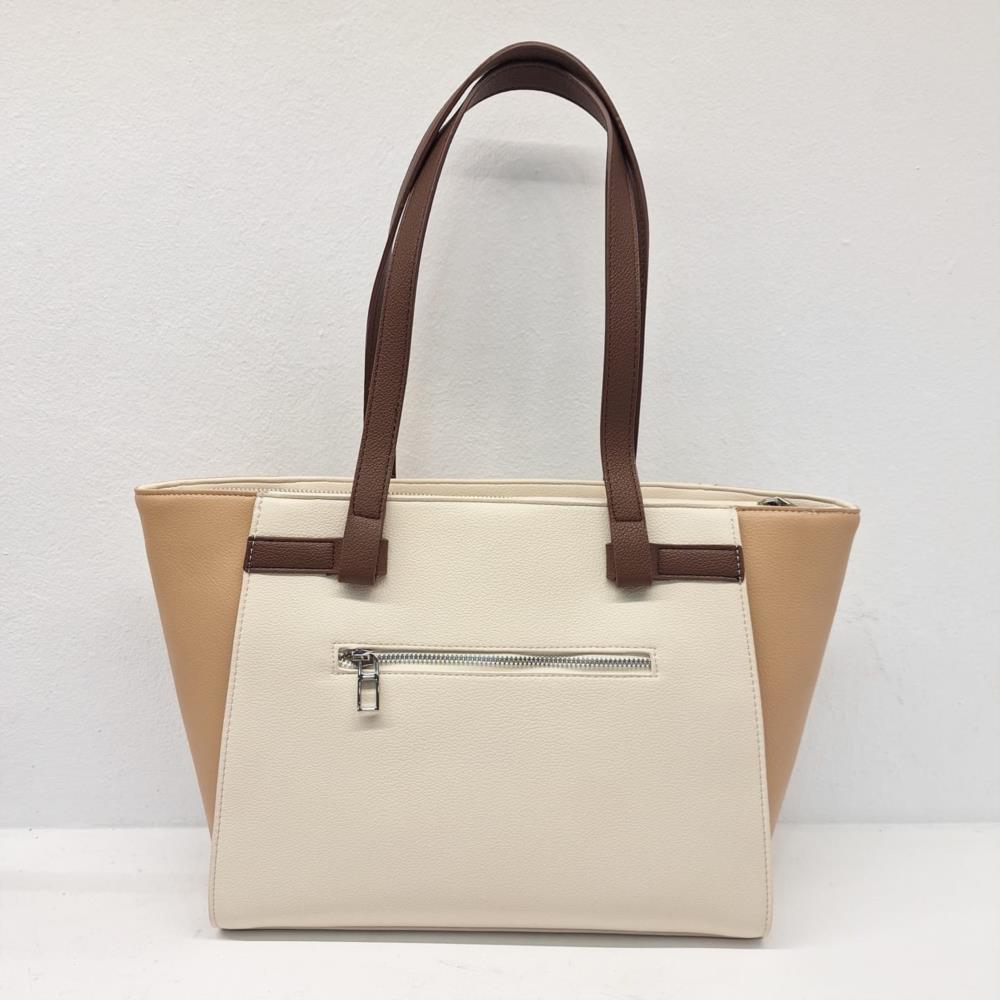 Bolso tote cubo tricolor Don Algodón 7808016  trasera