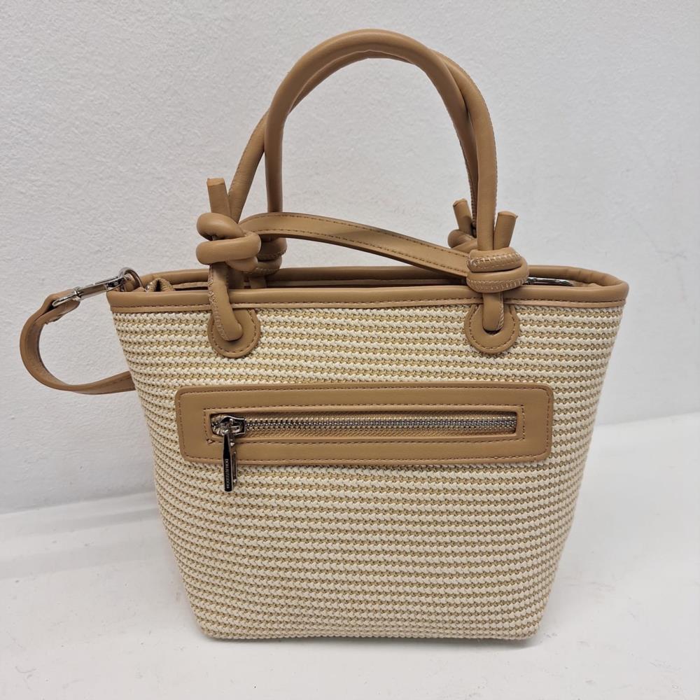 Bolso paquetero pequeño pajilla Don Algodón 7815005 trasera