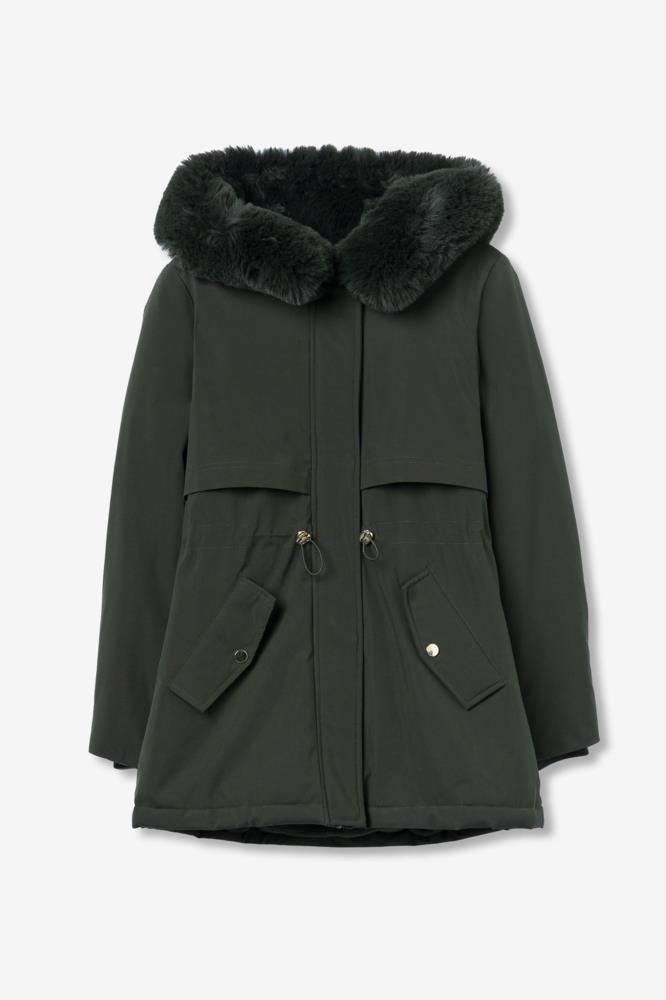 Anorak cuello pelo forrado pelito Tiffosi Siren