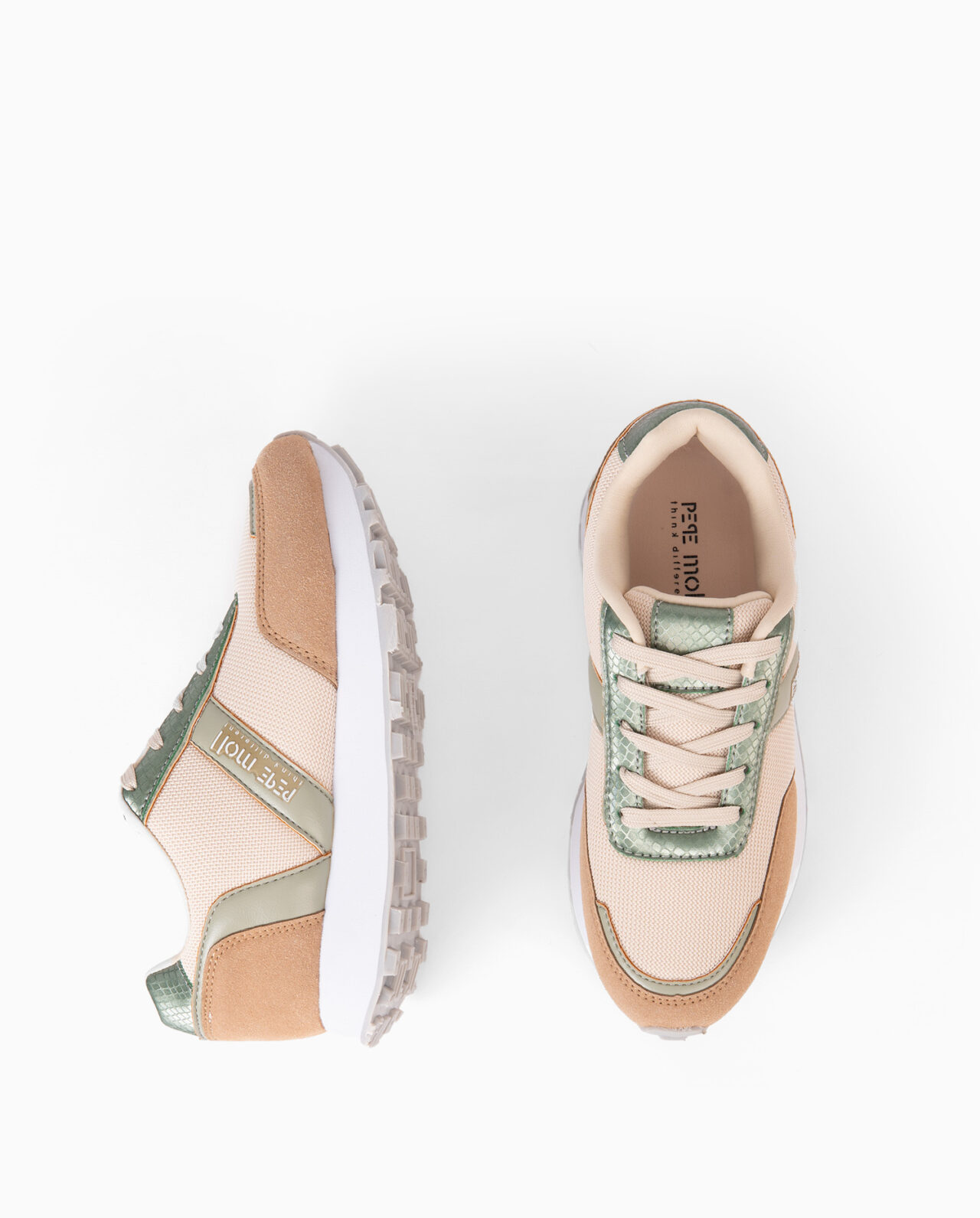 Detalle deportivas Pepe Moll beige