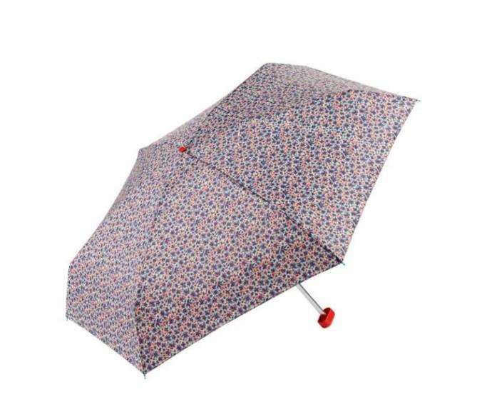 Paraguas plegable mini rectangular floritas Ezpeleta abierto