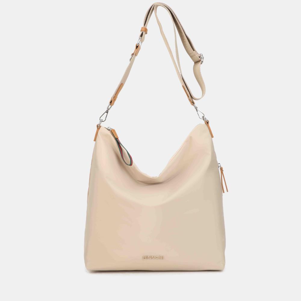 Bolso agondolado nylon bicolor Binnari Hiedra
