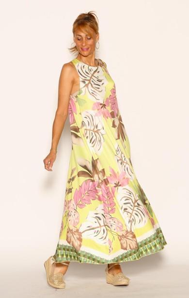 Maxi vestido print forest Lemaille 26427