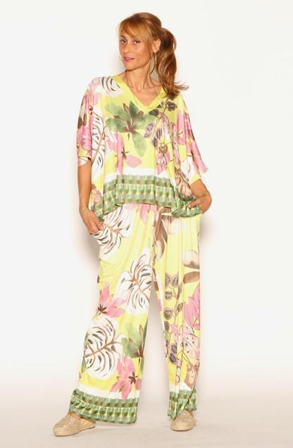 Bluson print forest  Lemaille 26429 con pantalón