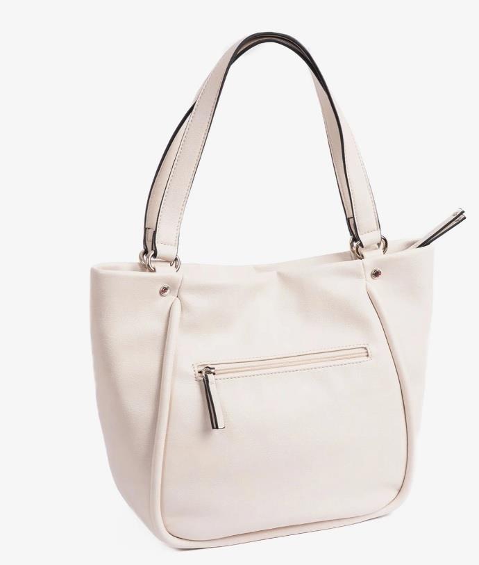 Bolso paquetero frontal punteado Matties 21065 Mellow beige trasera