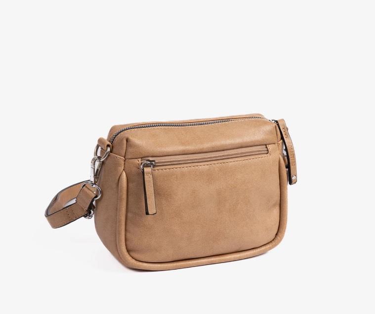 Bolso bandolera lowi frontal punteado Matties 21068 Mellow cuero trasera