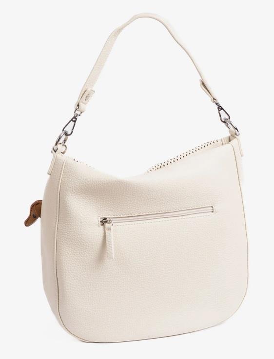 Bolso agondolado frontal perforado Matties 21061 Teckel beige trasera