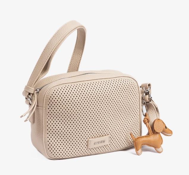 Bolso bandolera lowi perforado Matties 21060 Teckel arena