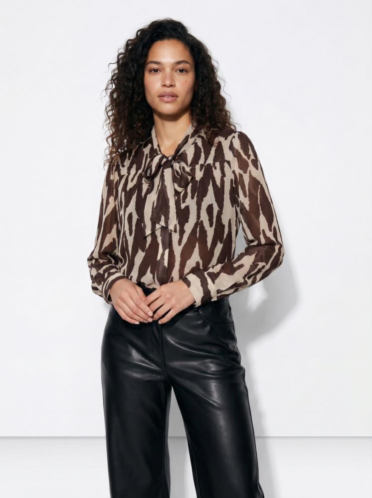Camisa estampada Tiffosi Jordania delantera