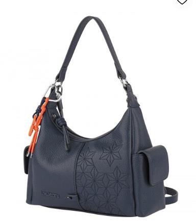 Bolso gondola con bolsos laterales Arsamar Lois marino