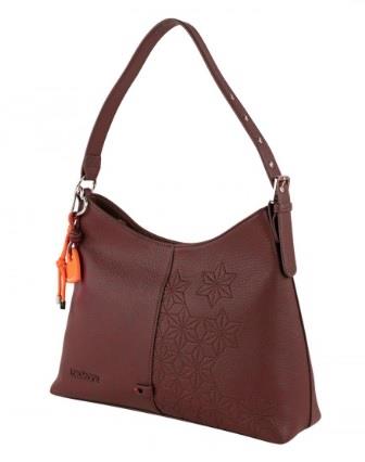 Bolso paquetero agondolado Arsamar Lois granate